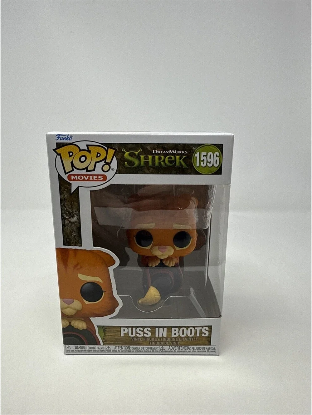Puss In Boots POP Vinyl Figure #1596 Funko Shrek DreamWorks 30th Anniversary New